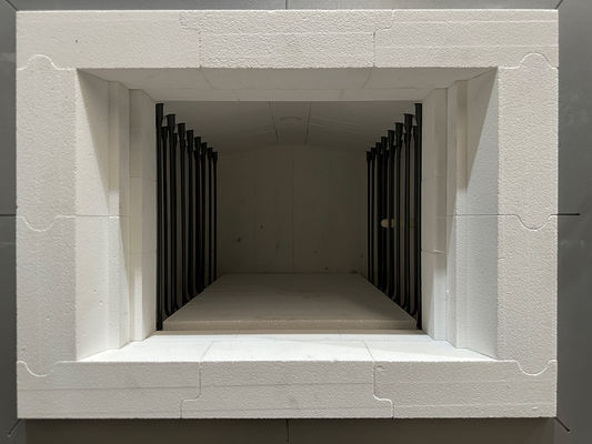 comprar Forno de sinterização industrial térmico seguro com revestimento de alumina e controle de zona única online manufacture