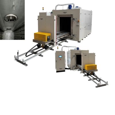 buy Precision Temperature Control Hrf1350-06 Hot Air Trolley Furnace + Online Monitoring Electric Purification Furnace online manufacture